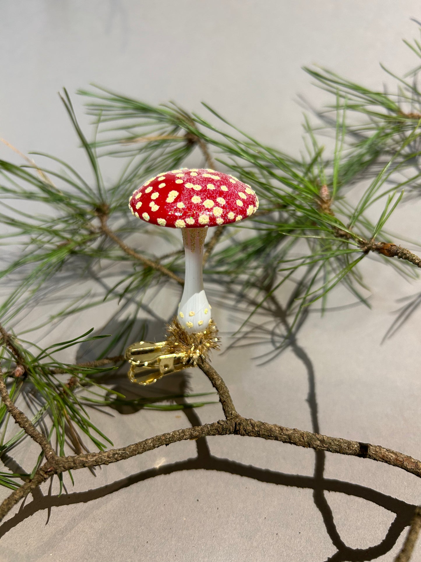 Lauscha Christbaumschmuck Fliegenpilz