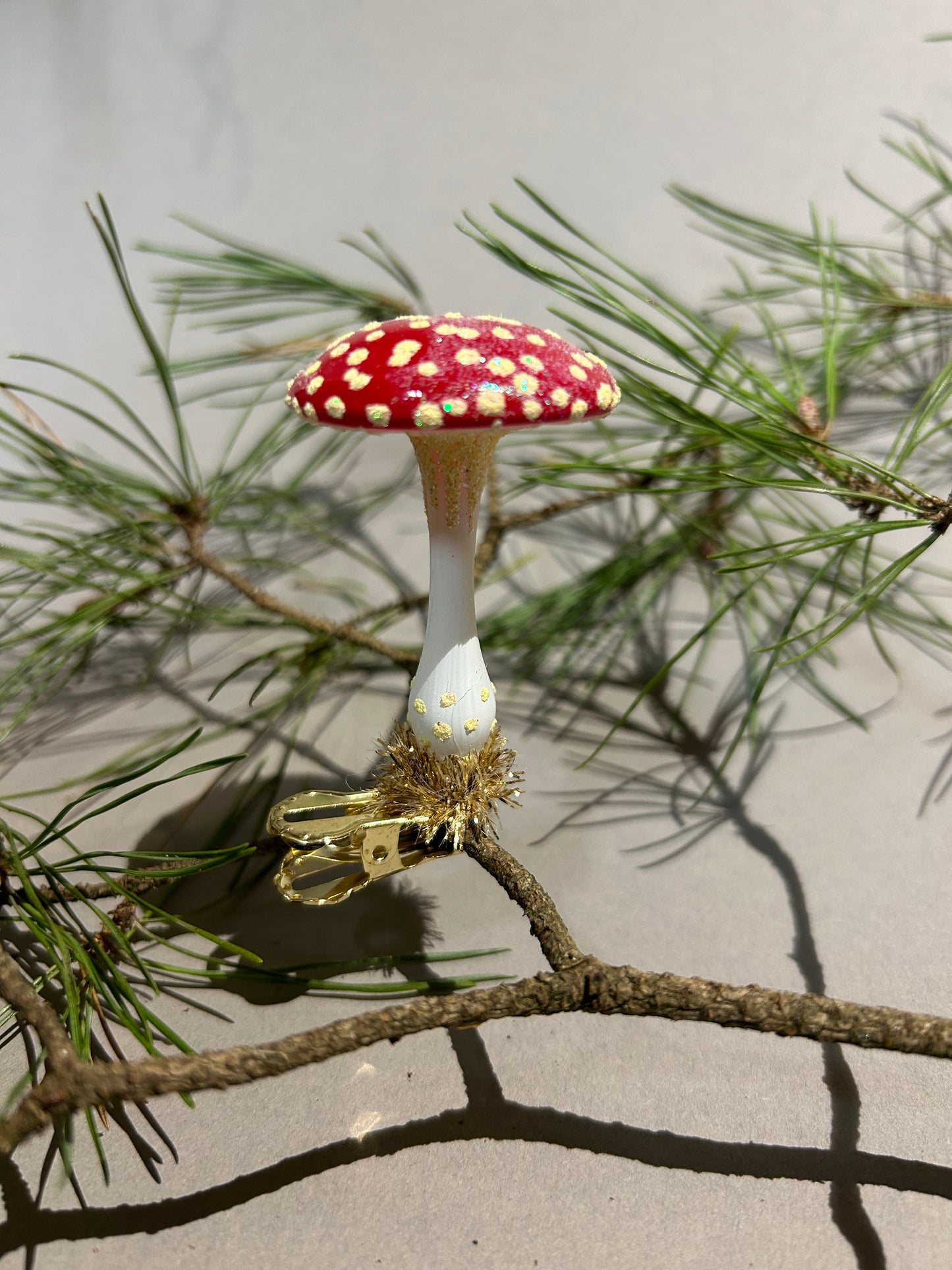 Lauscha Christbaumschmuck Fliegenpilz