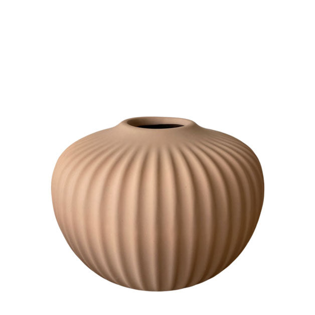 Vase apricot matt