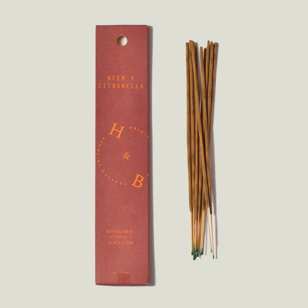 Neem- und Citronella-Weihrauch (gegen Mücken)