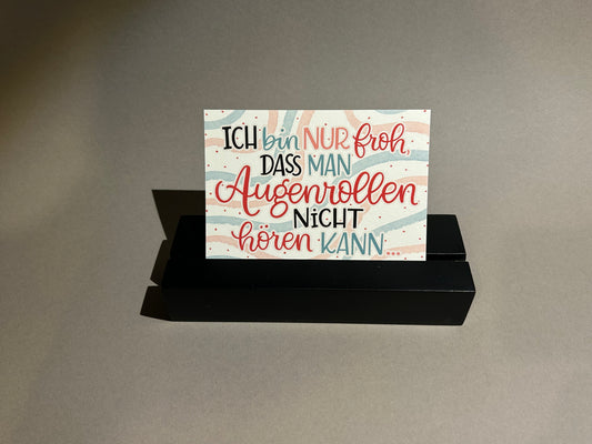 Postkarte mit Spruch