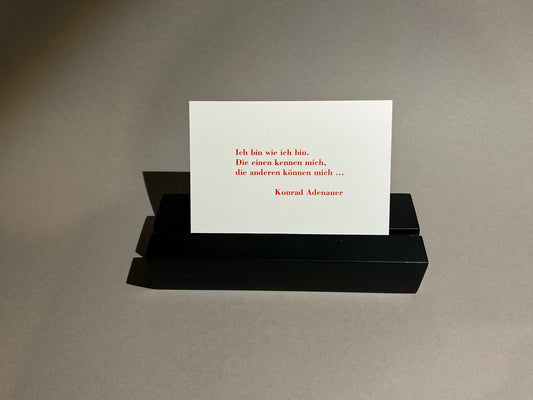 Postkarte mit Spruch