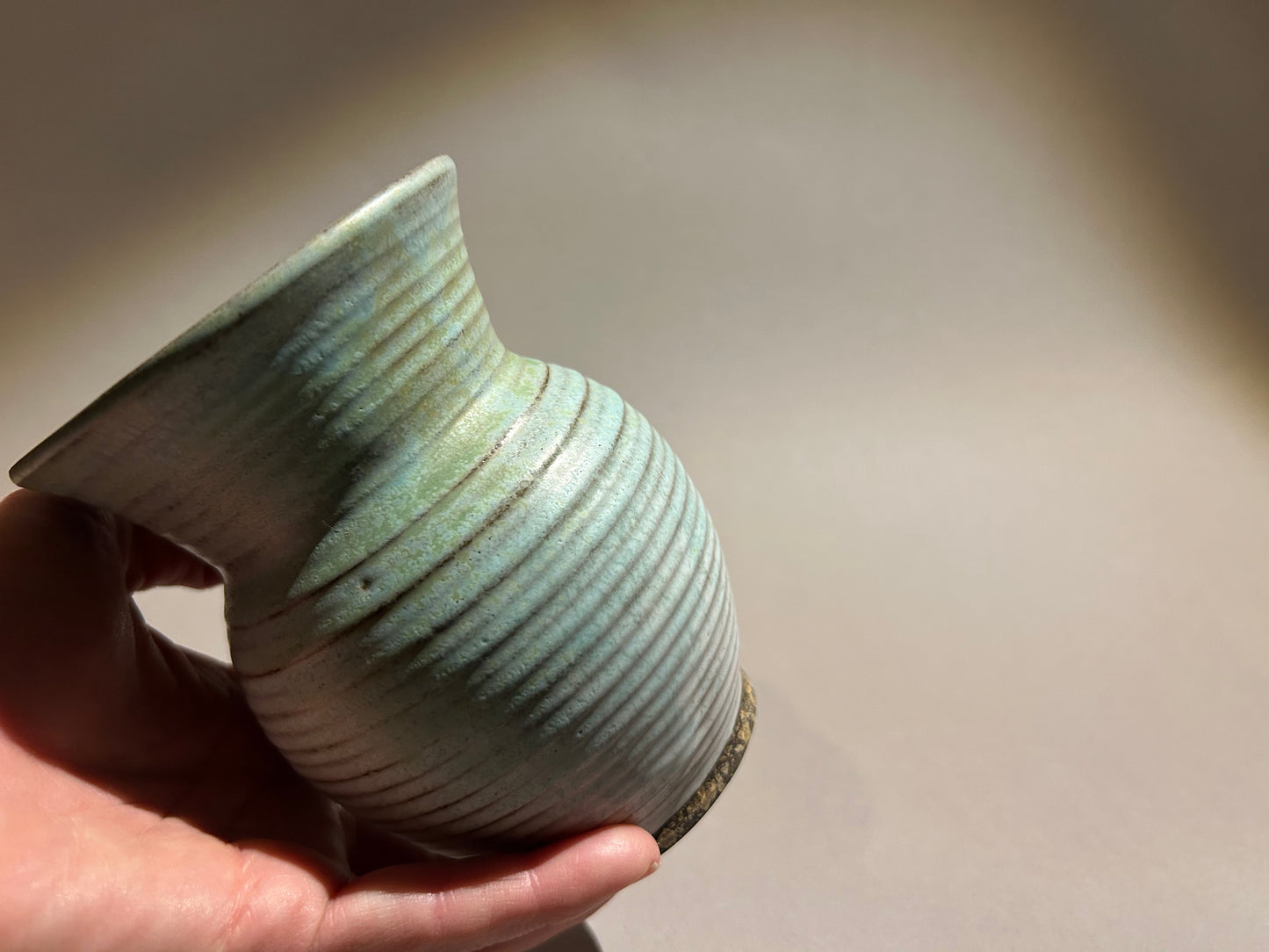 Vase Türkis