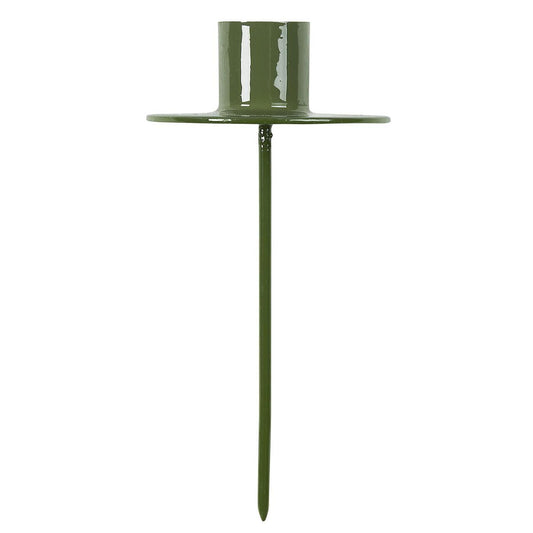 Kerzenstecker 4er-Set grün dick